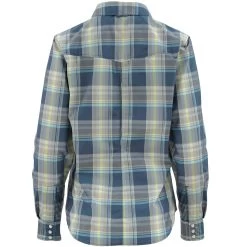 Simms Womens Big Sky LongSleeve Shirt Sale -Best Fishing Sale 11001 409 womens big sky ls shirt dark moon plaid BACK f17 ca168580 3cc0 4b16 9c6c 1316c472b516