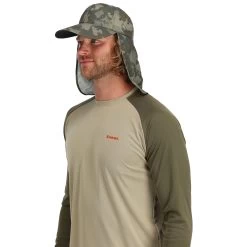 Simms Superlight Sunshield Cap -Best Fishing Sale 201 simms superlight sunshield cap regiment camo olive drab 02