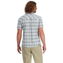 Simms Stone Cold Shortsleeve Shirt -Best Fishing Sale 211 simms stone cold shortsleeve shirt steel blue storm ombre plaid 03