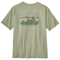 Patagonia Mens '73 Skyline Organic T-Shirt -Best Fishing Sale 231 patagonia mens 73 skyline organic t shirt salvia green 01 dd725204 b939 40e8 8692 a0ce18a12b69