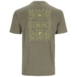 Simms Linework T-Shirt -Best Fishing Sale 231 simms linework t shirt military heather 01