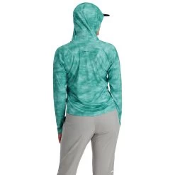 Simms Women's Challenger Solar Hoody -Best Fishing Sale 231 simms womens challenger solar hoody gulf blue daze 04