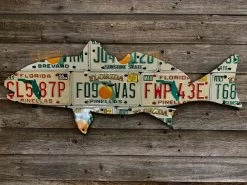 Cody Richardson Art - Florida Redfish License Plate Art