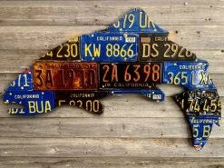 Cody Richardson Art - California Large 4-Foot Trout License Plate Art