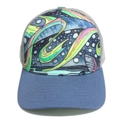 FisheWear Trucker Hat -Best Fishing Sale HaliBorealis Trucker Hat2 5000x d6dc02d7 13dc 40ed a261 8278f6fbcbbe