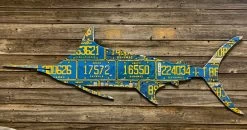 Cody Richardson Art - Bahamas Marlin License Plate Art