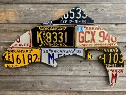 Cody Richardson Art - Arkansas Antique Trout License Plate Art