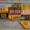 Cody Richardson Art - Antique North Carolina Largemouth Bass License Plate Art