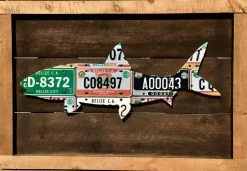 Cody Richardson Art - Belize Bonefish License Plate Art