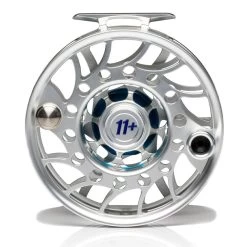 Hatch Iconic 11 Plus Fly Reel -Best Fishing Sale Iconic11PlusReelClearBlueMidArborBack