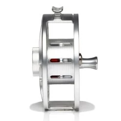 Hatch Iconic 11 Plus Fly Reel -Best Fishing Sale Iconic11PlusReelClearRedMidArborSide