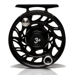 Hatch Iconic 3 Plus Fly Reel -Best Fishing Sale Iconic3PlusReelBlackSilverLargeArborBack