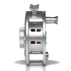 Hatch Iconic 3 Plus Fly Reel -Best Fishing Sale Iconic3PlusReelClearRedLargeArborSide