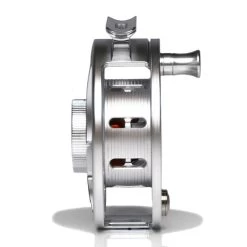 Hatch Iconic 4 Plus Fly Reel -Best Fishing Sale Iconic4PlusReelClearRedLargeArborSide