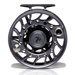 Hatch Iconic 7 Plus Fly Reel -Best Fishing Sale Iconic7PlusReelGreyBlackMidArborBack
