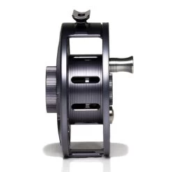 Hatch Iconic 7 Plus Fly Reel -Best Fishing Sale Iconic7PlusReelGreyBlackMidArborSide