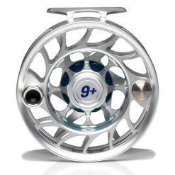 Hatch Iconic 9 Plus Fly Reel -Best Fishing Sale Iconic9PlusReelClearBlueLargeArborBack