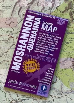 Purple Lizard Map - Moshannon & Quehanna 2nd Edition