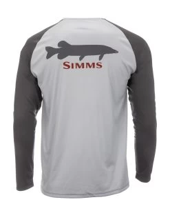 Simms Tech Tee - Artist Series Sale -Best Fishing Sale PG 13533 683 M Tech Tee Artist Series Musky Sterling Steel Back s22