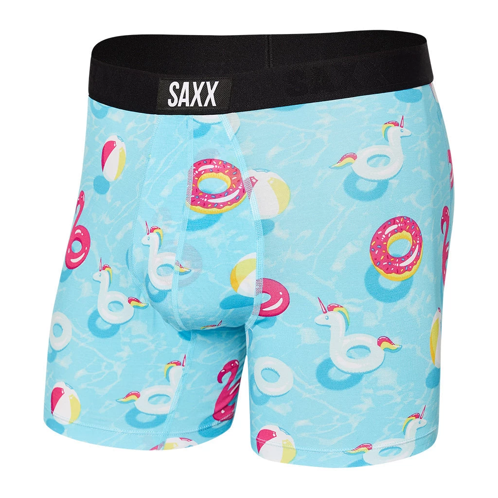 SAXX VIBE BOXER BRIEF - POOL PARTY- BLUE 1 SAXX VIBE BOXER BRIEF - POOL PARTY- BLUE
