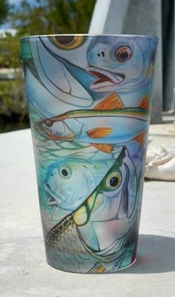 DeYoung Pilsner Glass - Confetti Series -Best Fishing Sale SaltConfGlassWEB
