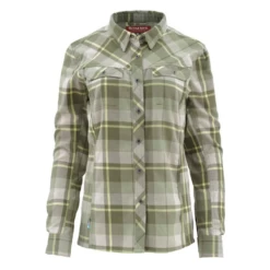SIMMS WOMENS WL BLEND FLANEL THYME PLD S SALE