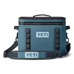 YETI Hopper Flip 18 Soft Cooler -Best Fishing Sale W site studio Soft Coolers Hopper Flip 18 Nordic Blue Front Strap 0082 Primary B 2400x2400 43ffdf3a e45c 4a8c aa5f b981dac14a8b