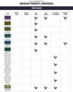 Whiting American Rooster Saddle -Best Fishing Sale WF ColorChart AmericanProduct 3 a2ccd02e 17fb 4f82 8521 9ee17be72f88