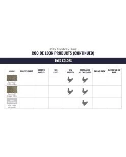 Whiting Coq De Leon Bronze Saddle -Best Fishing Sale WF ColorChart CoqDeLeon 5 e86a1b4f 34e8 4dc0 98ec 13a7a99ae4cf