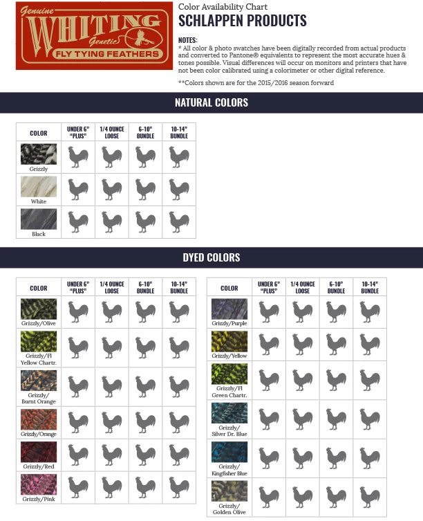 Whiting Schlappen Bundle 6-10 Inch 2 Whiting Schlappen Bundle 6-10 Inch - Image 2