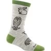 Darn Tough Womens Woodland Creatures Crew Sock Light
