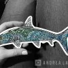 Andrea Larko Feeding Bonefish Zentangle Sticker