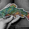 Andrea Larko Native Brook Trout Zentangle Sticker