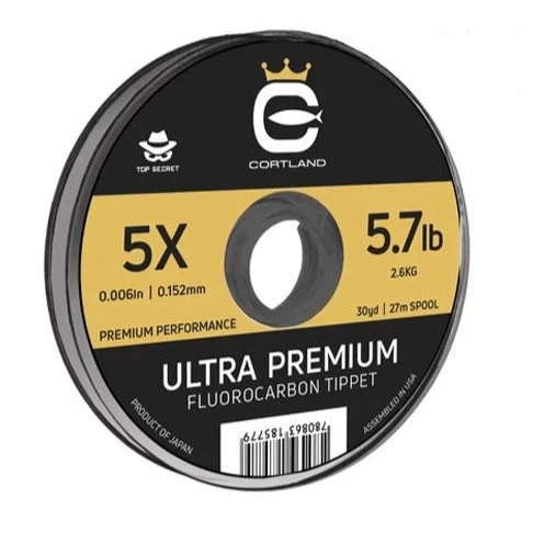 CORTLAND ULTRA PREMIUM FLUOROCARBON TIPPET 1 CORTLAND ULTRA PREMIUM FLUOROCARBON TIPPET