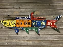 Cody Richardson Art - Florida Tarpon Antique License Plate Art