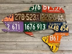 Cody Richardson Art - Illinois Largemouth Bass License Plate Art