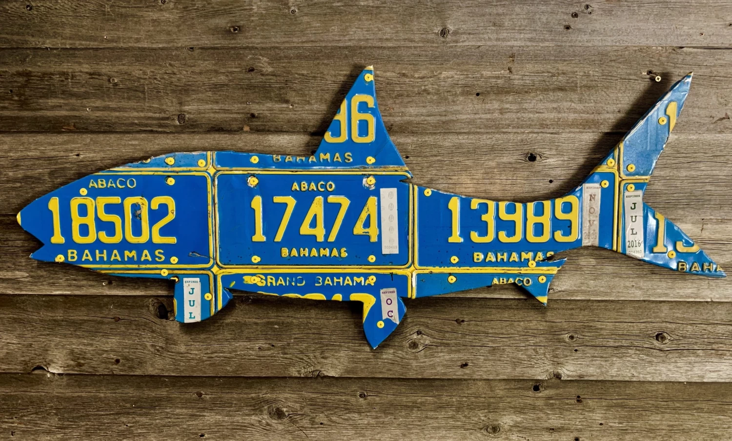Cody Richardson Art - Bahamas Bonefish License Plate Art 1 Cody Richardson Art - Bahamas Bonefish License Plate Art