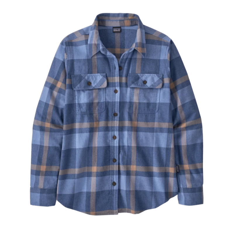 Patagonia Womens Longsleeve Organic Cotton Midweight Fjord Flannel Shirt 1 Patagonia Womens Longsleeve Organic Cotton Midweight Fjord Flannel Shirt